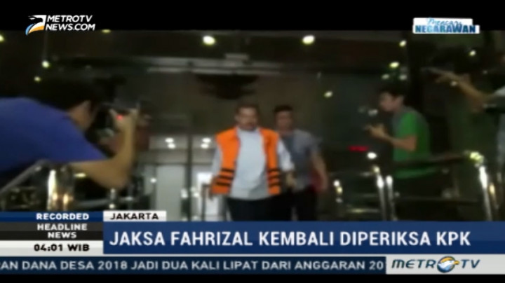 Jaksa Fahrizal Jalani Pemeriksaan KPK Selama Delapan Jam