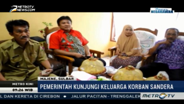 Perwakilan Kemenlu Kunjungi Keluarga Sandera di Majene