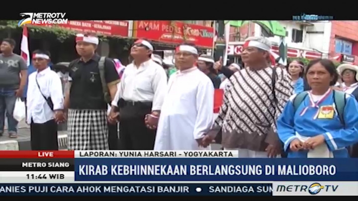 Kirab Kebhinnekaan, 5 Tokoh Lintas Agama Jalan Beriringan