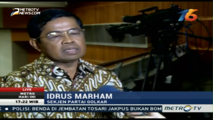 Idrus Marham: Pergantian Ketua DPR untuk Kembalikan Martabat Setnov