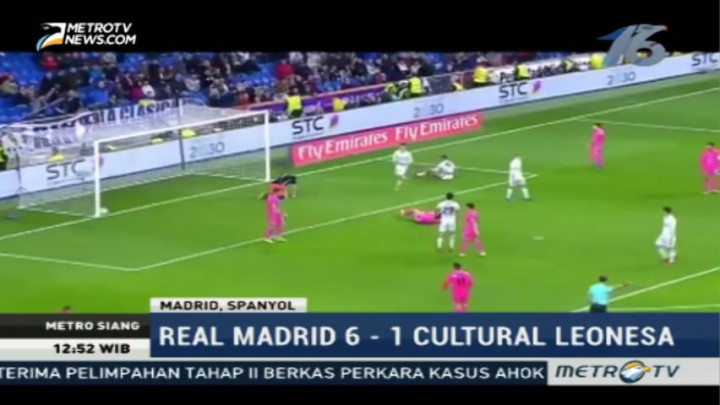 Libas Leonesa, Madrid Menang Agregat 13-2
