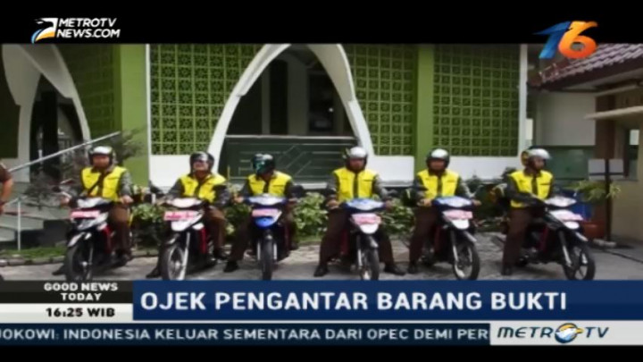Kejati DIY Luncurkan Layanan Ojek Pengantar Barang Bukti