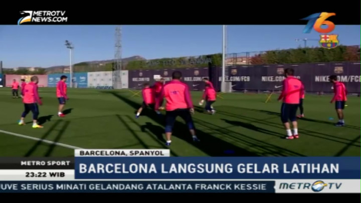 Barcelona Gelar Latihan Jelang El Clasico