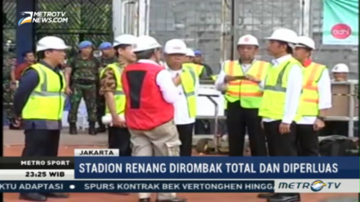 Jokowi Tinjau Revitalisasi GBK
