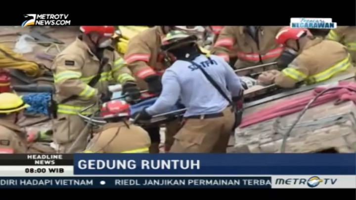 Seorang Perempuan Berhasil Diselamatkan dari Reruntuhan Gedung di South Dakota