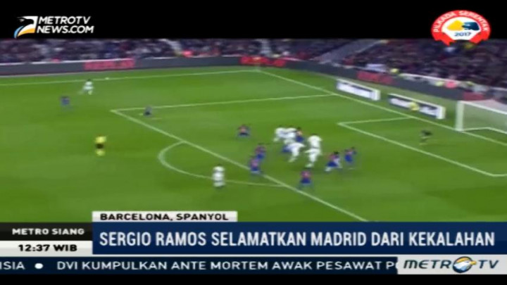 Gol Sergio Ramos Selamatkan Real Madrid dari Kekalahan