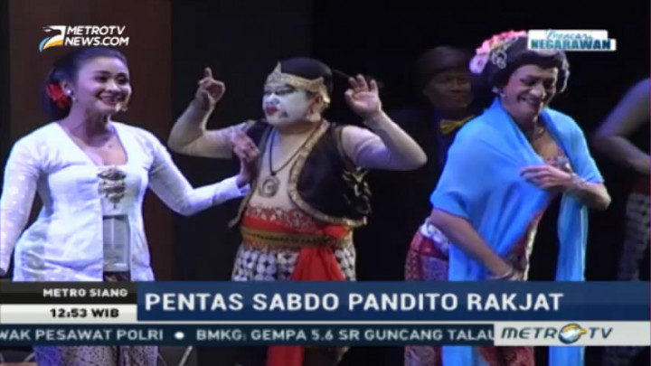 Indonesia Kita Gelar Pementasan Sabdo Pandito Rakjat