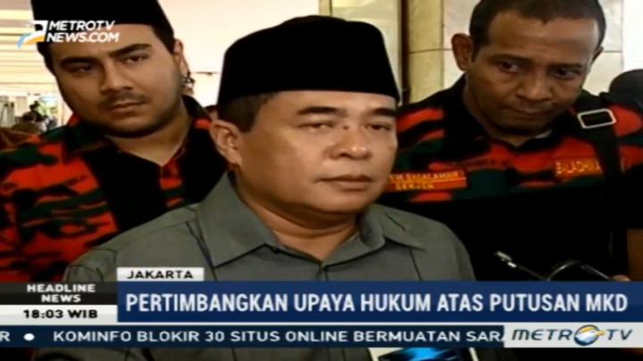 Ade Komarudin Pertimbangkan Upaya Hukum atas Putusan MKD