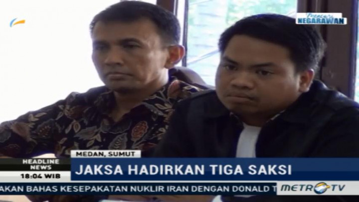 Pengadilan Tipikor Medan Gelar Sidang Lanjutan Kasus Suap Gatot Pujo