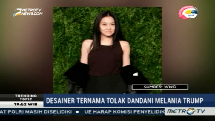 Desainer-desainer Ternama Ini Tolak Dandani Melania Trump