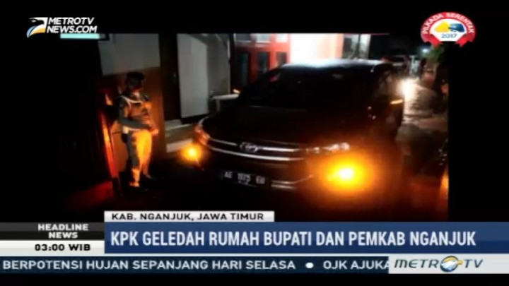 KPK Geledah Kediaman Bupati Nganjuk