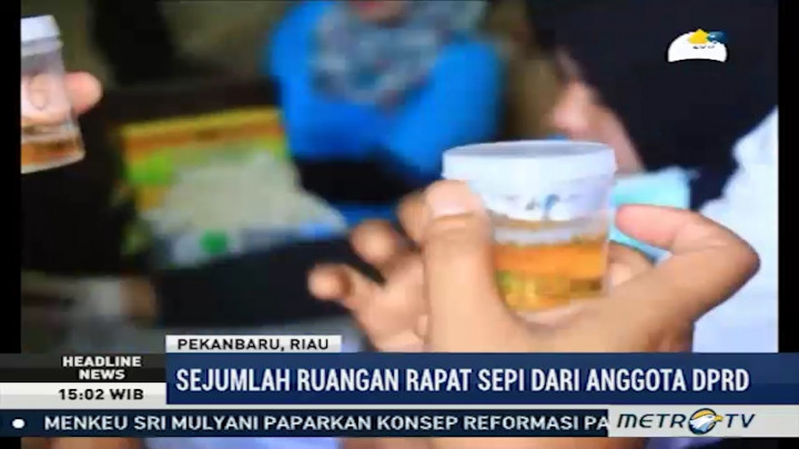 Sebagian Besar Anggota DPRD Riau Tidak Hadir Saat BNN Tes Urine