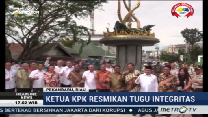 Ketua KPK Kunjungi Tugu Integritas di Pekanbaru