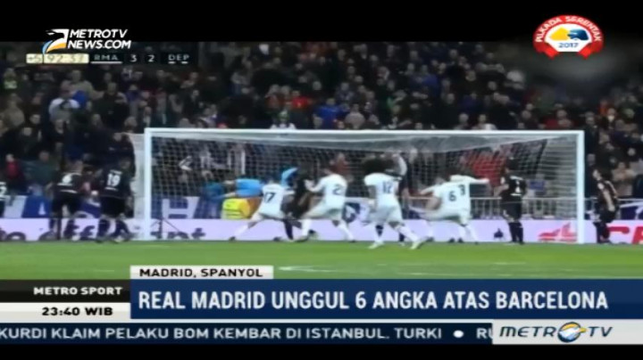 Gol Sergio Ramos di Masa Injury Time Bawa Madrid Menang