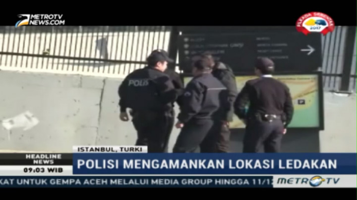 Polisi Amankan Lokasi Ledakan Istanbul