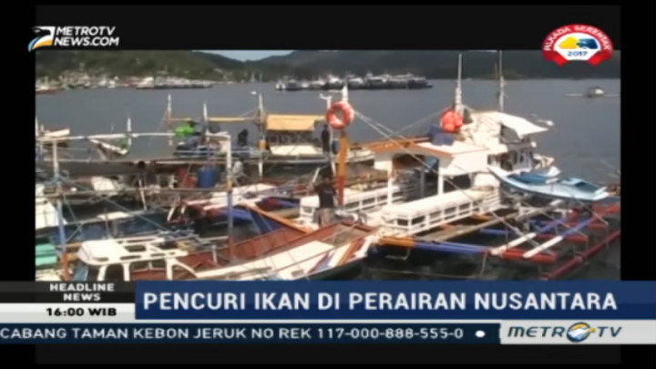 Kapal Patroli KKP Tangkap Enam Kapal Pencuri Ikan Asal Filipina