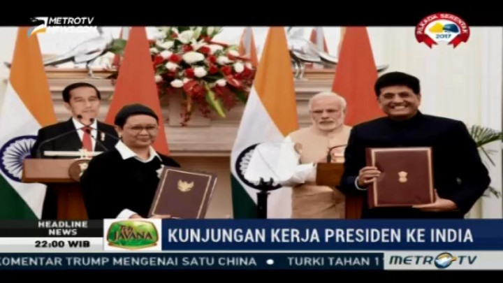 Temui PM India, Jokowi Bahas Kerjasama Ekonomi