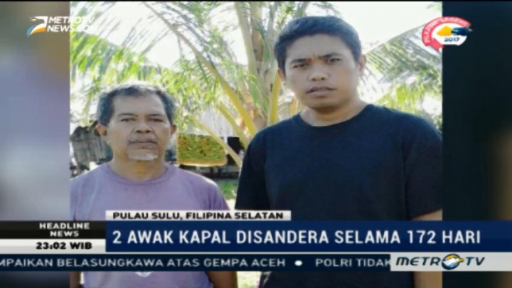 Dua WNI Sandera Abu Sayyaf Dibebaskan