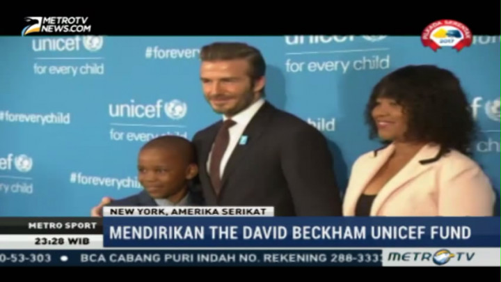David Beckham Hadiri Peringatan HUT ke-70 UNICEF