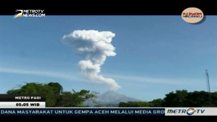 Gunung Colima Kembali Meletus