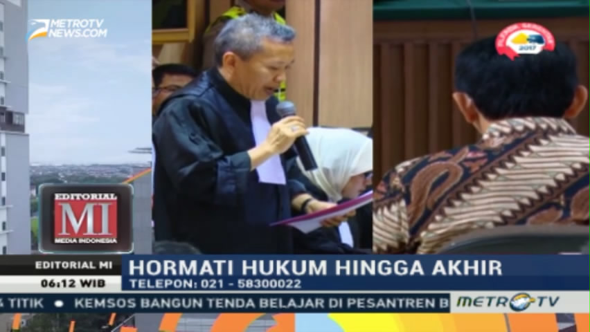 Hormati Hukum hingga Akhir