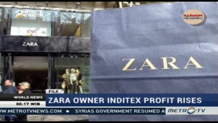 Zara Owner Inditex's Profit Rises