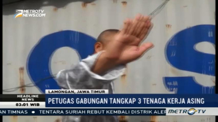 Tiga Pekerja asal Tiongkok Terjaring Razia di Lamongan