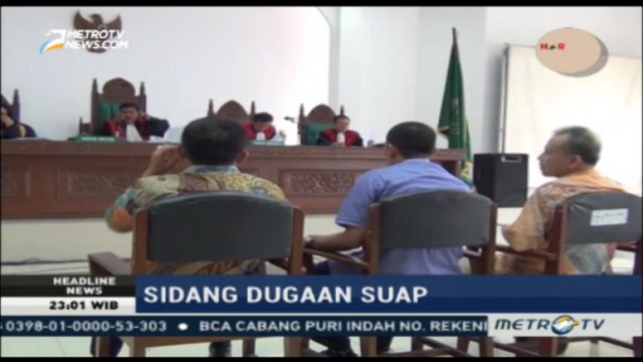 Kasus Gatot Pujo, Saksi Mengaku Pernah Dititipkan Uang Suap