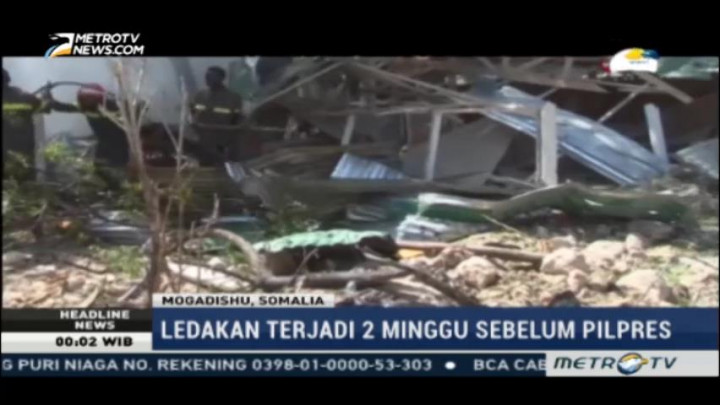 Serangan Bom Mobil di Mogadishu, Satu Tewas Tiga Terluka