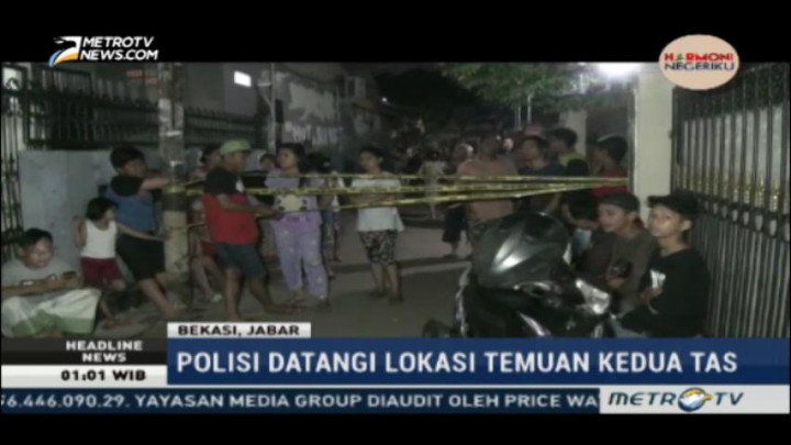 Penemuan Dua Tas Mencurigakan Gegerkan Warga Jatiwaringin