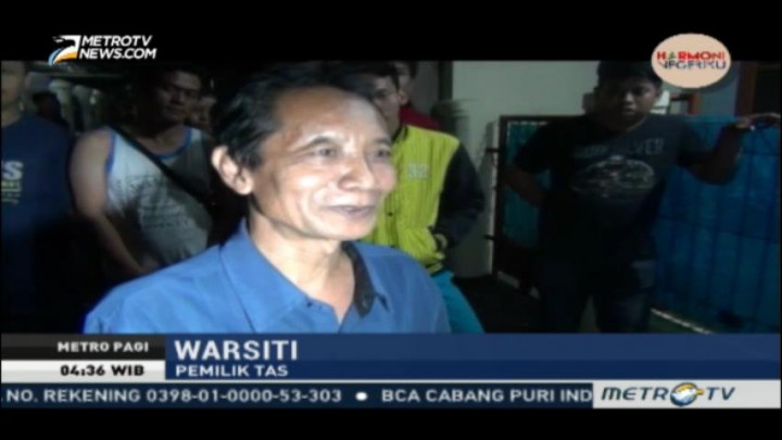 Tas Mencurigakan di Jatiwaringin Ternyata Berisi Kalender