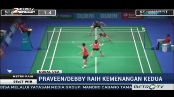 Praveen/Debby Melaju ke Semifinal BWF Super Series Finals 2016