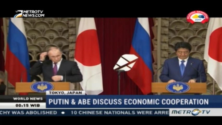 Putin and Abe Discuss Economic Cooperation