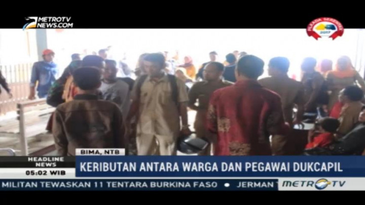 Kinerja Dianggap Lamban, Disdukcapil Kabupaten Bima Diserbu Warga