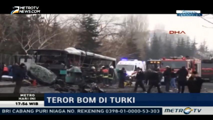 Ledakan Bom Mobil di Turki Tewaskan 13 Orang