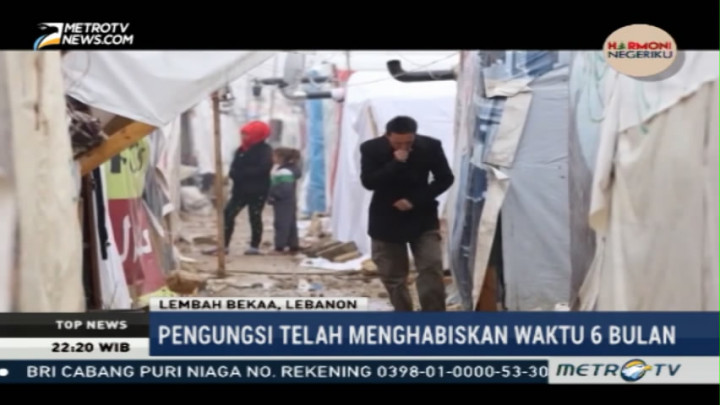Pengungsi Suriah di Lebanon Khawatir Cuaca Dingin