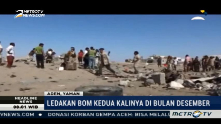 30 Tentara Tewas Akibat Serangan Bom di Aden Yaman