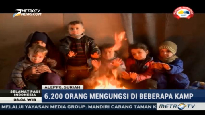Warga Suriah Hadapi Musim Dingin di Pengungsian