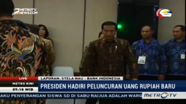 Presiden Hadiri Peluncuran Uang Rupiah Baru