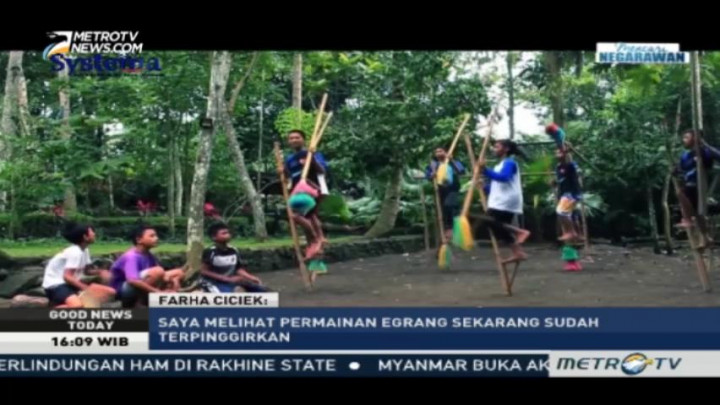 Senyum Anak Ledokombo Melalui Egrang