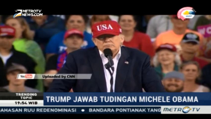 Tanggapi Michelle Obama, Trump: AS Punya Harapan