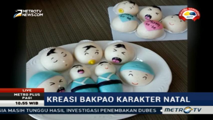 Kreasi Bakpao Karakter Natal (2)