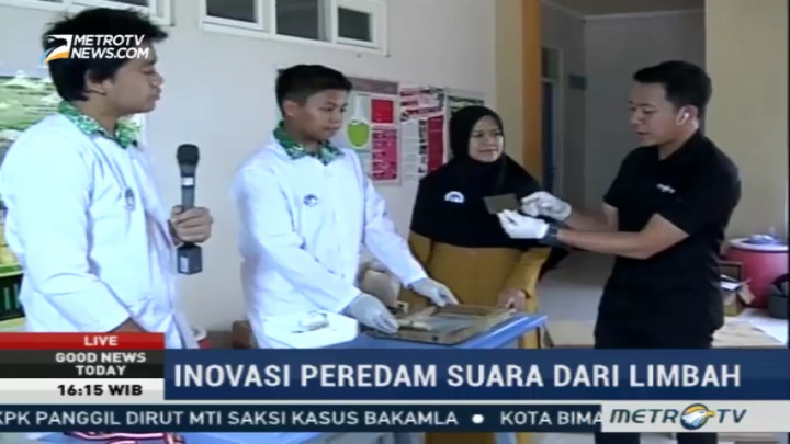 Alat Peredam Suara Karya Siswa SMP akan Dilombakan di Jerman