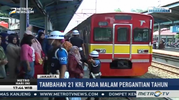 PT KCJ Tambah 21 Kereta pada Malam Tahun Baru