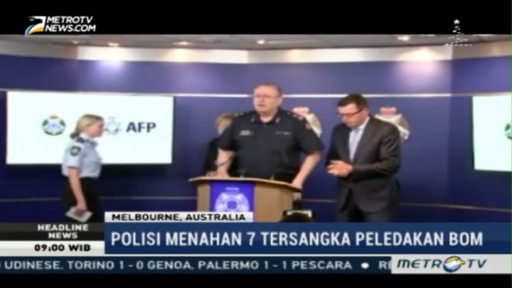 Rencana Ledakan Bom di Melbourne, Tujuh Pria Ditahan Polisi