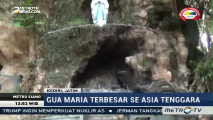 Gua Maria di Kediri Terbesar se-Asia Tenggara