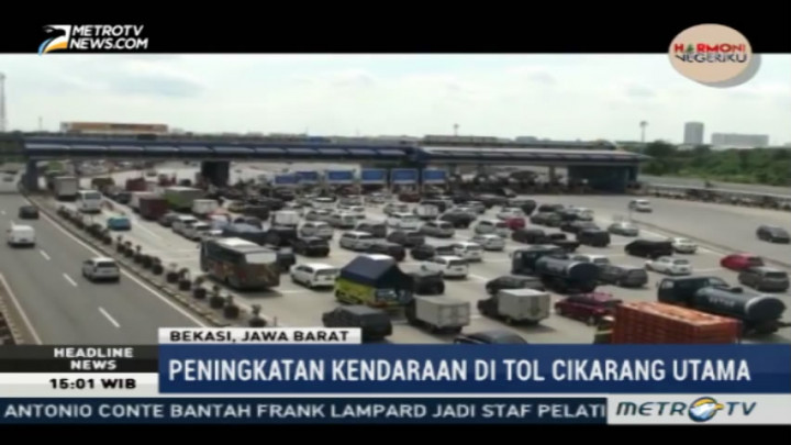 Gerbang Tol Cikarang Utama Tambah Dua Gardu Pembayaran