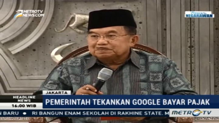 JK Tekankan Google Harus Bayar Pajak di Indonesia