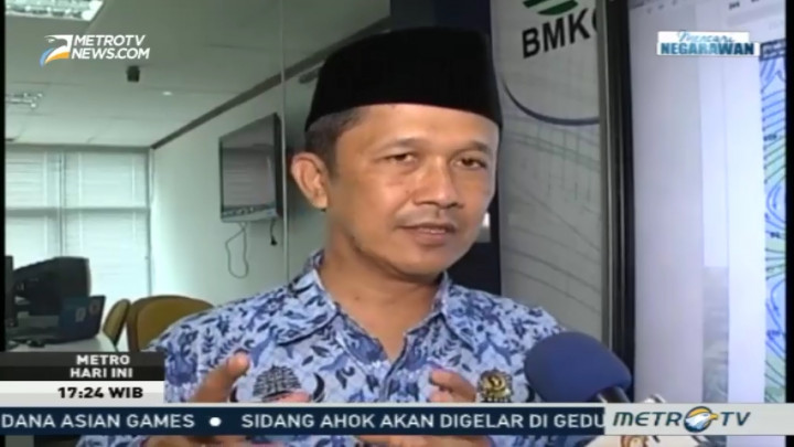 BMKG: Intensitas Hujan akan Turun Tiga Hari ke Depan