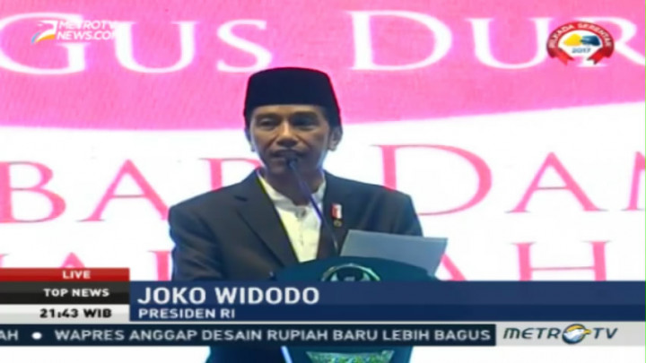 Jokowi: Gus Dur Pasti <i>Gemes</i> Lihat Orang Mengabaikan Kemajemukan